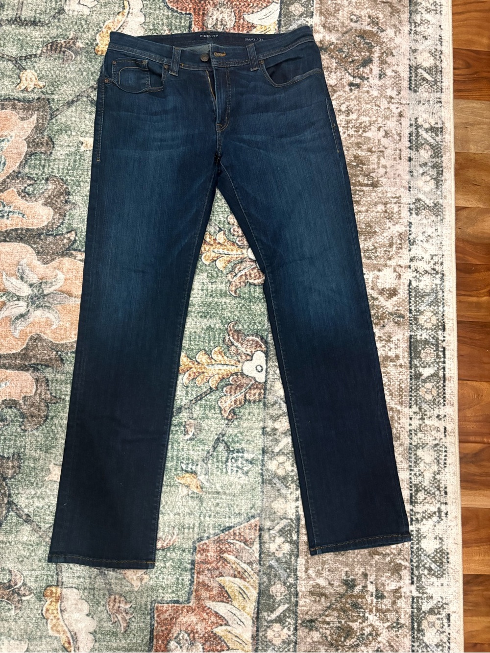 Fidelity Dark Blue Straight Jeans